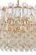 Подвесная люстра LEON Briller LE7083/600 GD. 