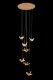 Подвесная люстра Alma LE7706/7 Gold. 