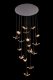 Подвесная люстра Alma LE7706/17 Black Chrome. 