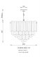 Подвесная люстра LEON Ophelia LE3058/600 CH. 