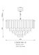 Подвесная люстра LEON Ophelia LE3058/800 CH. 