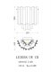 Бра LEON Ophelia LE3058/1W CH. 