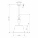 Подвесной светильник Teja 104014. 