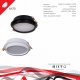 Встраиваемый светильник Reluce Technical  70001-9.0-001RLD GX70 BK. 