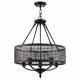 Подвесная люстра Freya Conte FR4166-PL-05C-BL. 