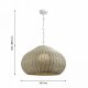 Подвесной светильник Favourite Wicker 4886-1P. 