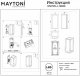 Накладной светильник Maytoni Outdoor Frame O527WL-L12B3K. 