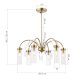 Подвесная люстра ST Luce Luminera SL1401.303.06. 