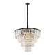 Подвесная люстра Nowodvorski Cristal L Black 7614. 