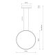 Подвесная люстра Nowodvorski Circolo Led M Silk Oliv E 11401. 