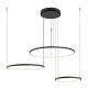 Подвесная люстра Nowodvorski Circolo Led Black 10817. 