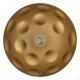 Подвесной светильник Nowodvorski Hemisphere Hit L Black/Satine Gold 10703. 