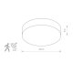 Потолочный cветильник Nowodvorski Arena White 10186. 