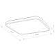 Потолочный cветильник Nowodvorski Agnes Square Led Pro Black 10988. 