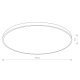 Потолочный cветильник Nowodvorski Agnes Round Led Pro White 10982. 