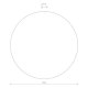 Настенный светильник Nowodvorski Ring Timber Led XXL Wood 11178. 