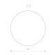 Настенный светильник Nowodvorski Ring Led M Satine Copper 10347. 