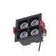 Встраиваемый светильник Nowodvorski Midi Led Black 10064. 