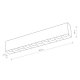 Накладной светильник Nowodvorski Midi Led White 10050. 