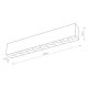 Накладной светильник Nowodvorski Midi Led Black 10060. 