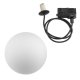 Трековый трехфазный светильник Nowodvorski Ctls Ctls Snowball Black 11295. 