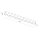 Трековый магнитный светильник Nowodvorski Focus Led White 11630. 