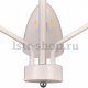 Люстра на штанге Natali Kovaltseva 75085/3C WHITE. 