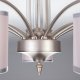 Потолочная люстра Eurosvet Adagio 60080/9 сатин-никель. 