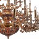 Подвесная люстра Lucia Tucci Firenze 1780.30.3 Antique Gold. 
