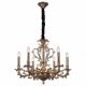 Подвесная люстра Lucia Tucci Firenze 1780.6 Antique Gold. 