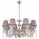 Подвесная люстра Crystal Lux Alegria SP8 Silver-Brown. 